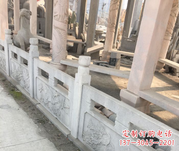 达州园林景观大理石浮雕栏板石雕