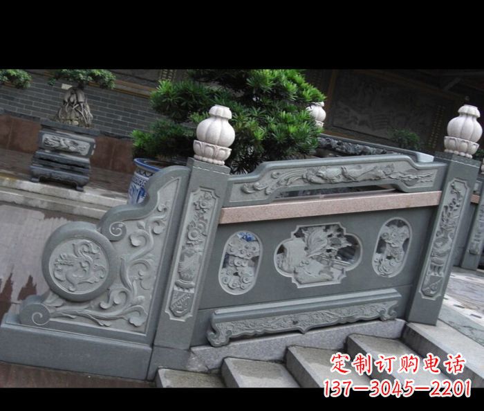 达州园林景观大理石栏板雕塑 (6)