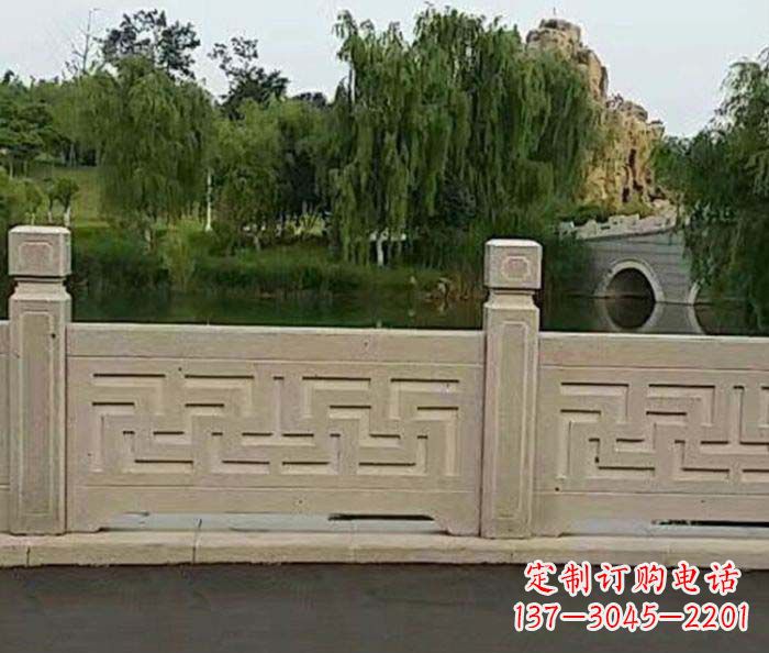 达州园林景观大理石栏板石雕 (4)