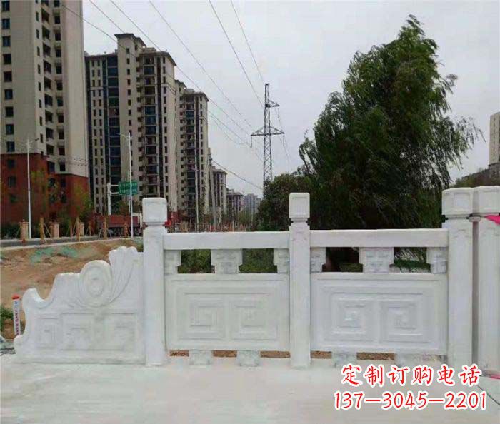 达州园林景观大理石栏板石雕 (5)