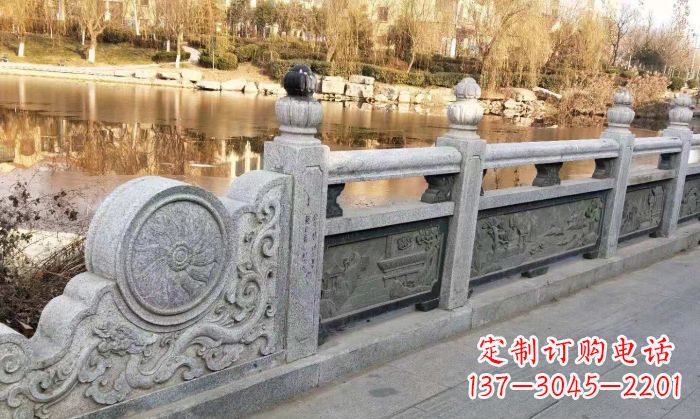 达州园林景观大理石栏板石雕 (10)