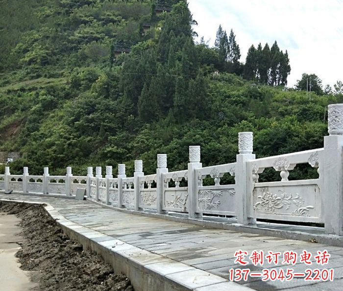 达州园林景观大理石栏板石雕_2