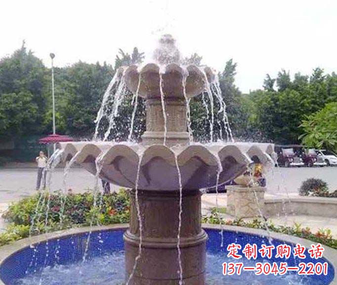 达州园林景观大理石喷泉石雕
