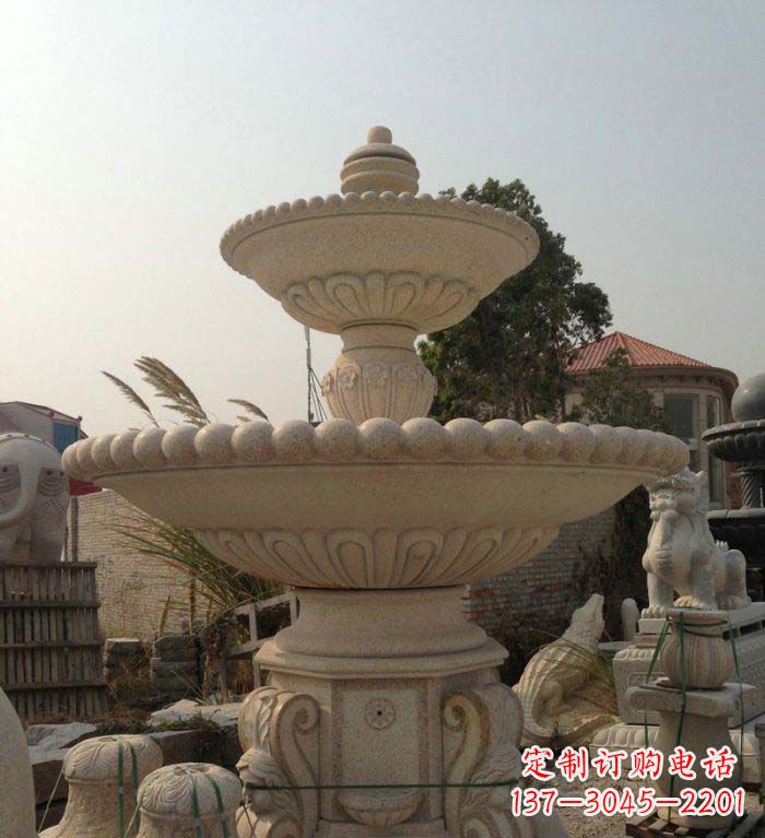 达州园林景观大型喷泉石雕