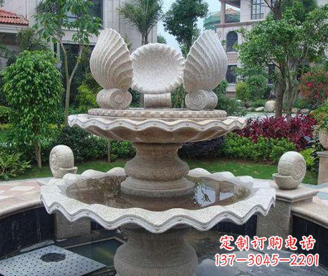 达州园林景观多层喷泉石雕
