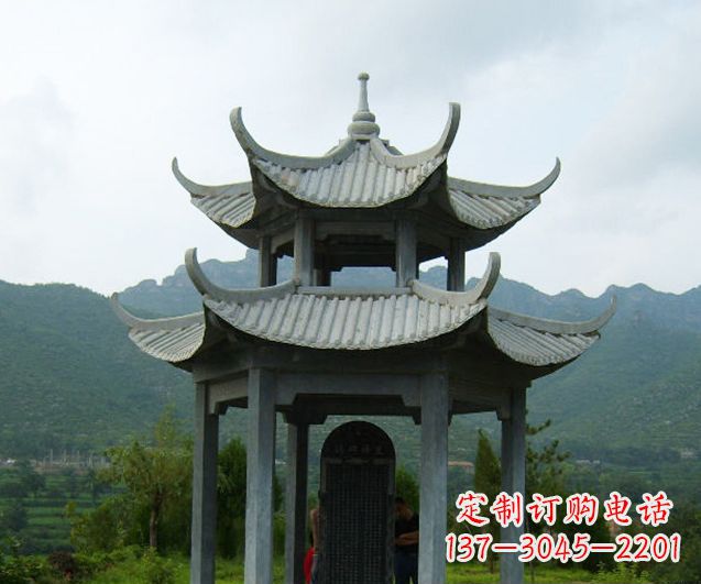 达州园林景观仿古凉亭石雕