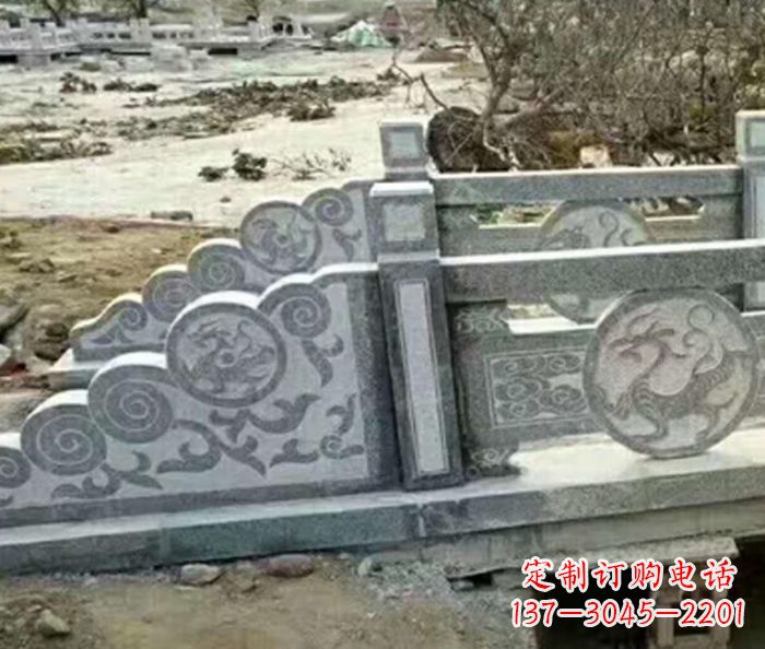 达州园林景观仿古石雕栏板 (10)