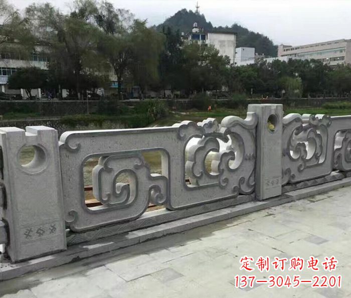 达州园林景观仿古石雕栏板_1