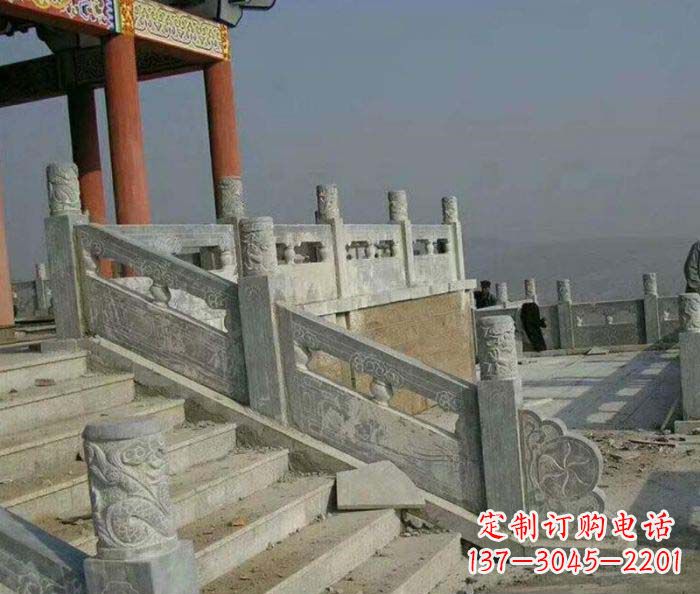 达州园林景观仿古石雕栏板