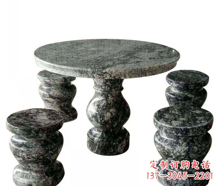 达州园林景观圆形石桌凳