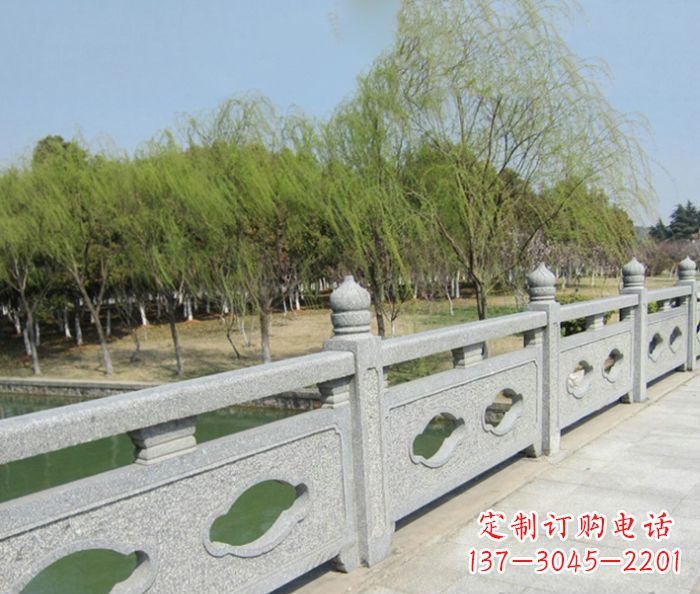 达州园林景观真山桥石雕栏板