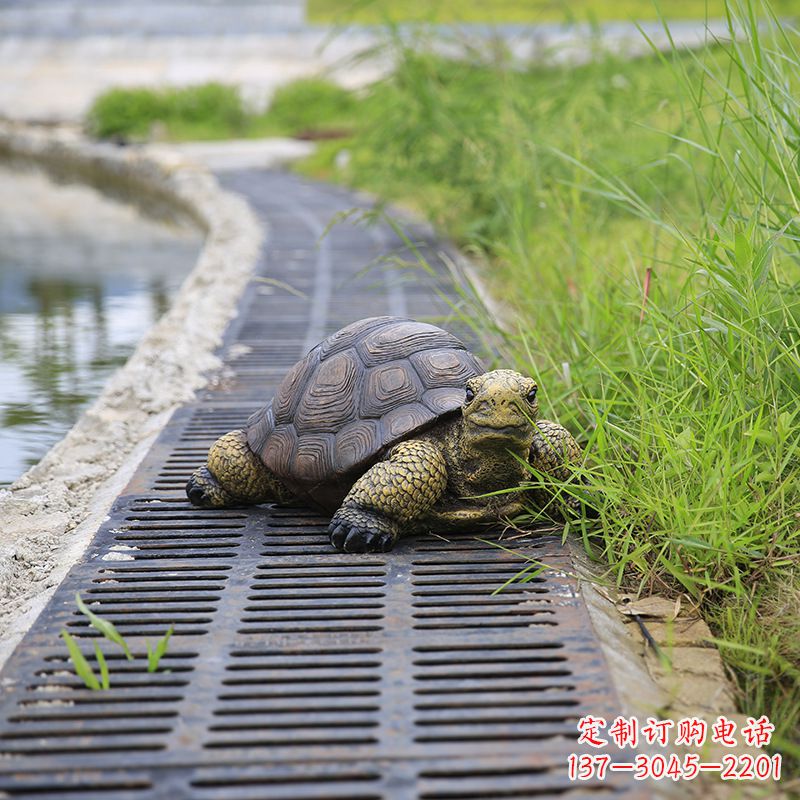 达州园林水景动物仿真乌龟雕塑