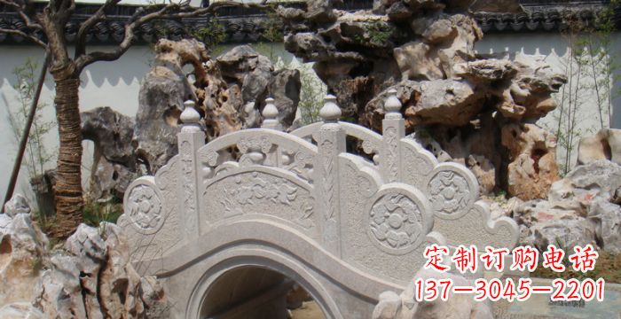 达州园林小型石拱桥
