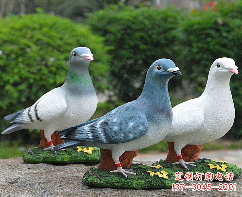 达州长春和平鸽雕塑