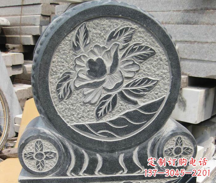 达州招财抱鼓石仿古石门墩