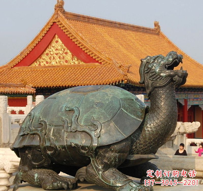 达州招财龙龟铜雕塑