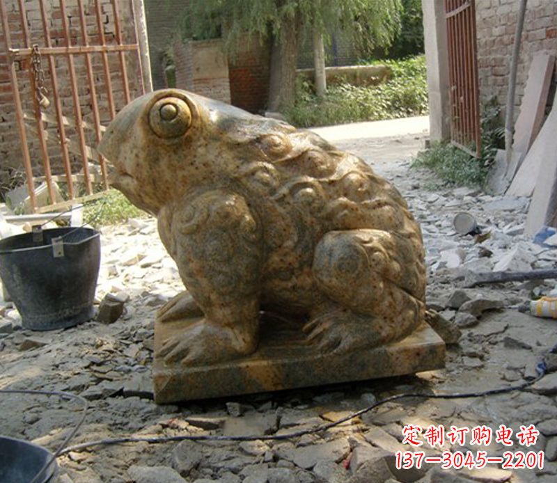 达州招财青蛙石雕