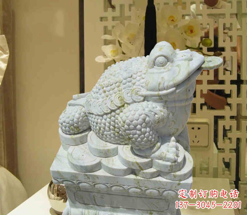 达州招财神兽金蟾石雕