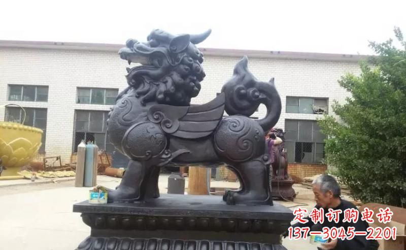 达州招财神兽貔貅铜雕