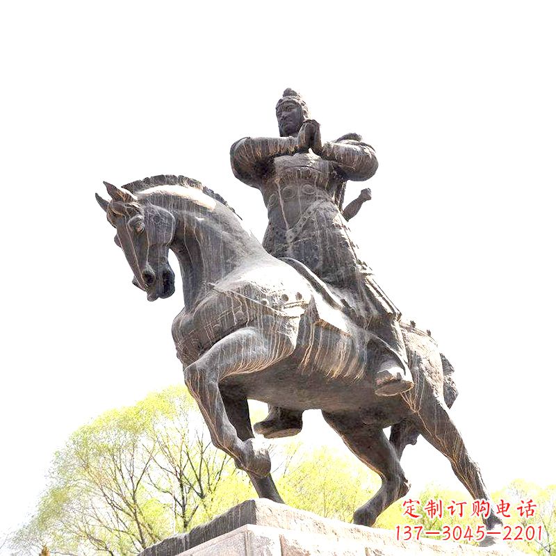 达州中国历史名人民族英雄霍去病铜雕塑