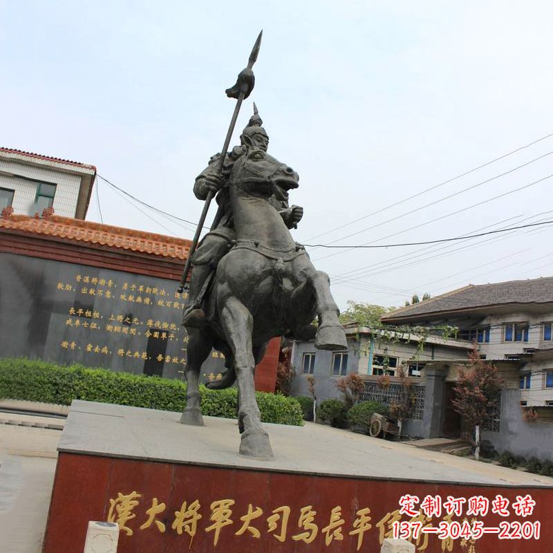 达州中国历史名人汉朝著名将领民族英雄卫青铜雕塑像