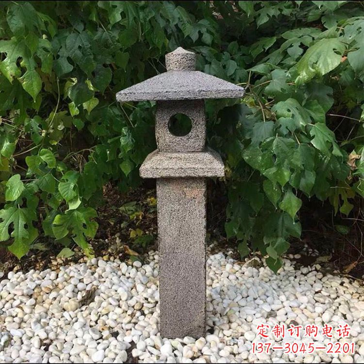 达州中式复古园林石灯