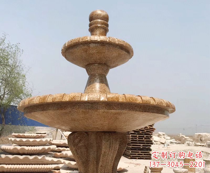 达州中式石雕喷泉