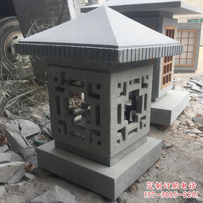 达州中式现代石灯笼
