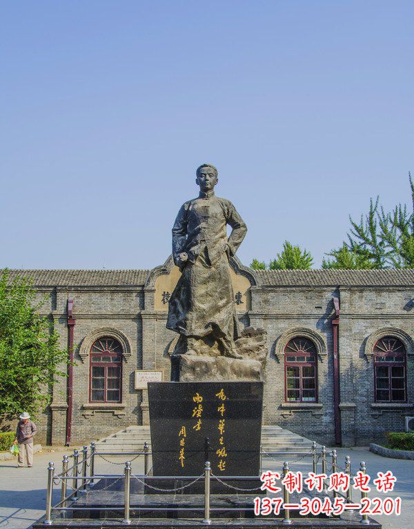 达州周恩来伟人铜雕
