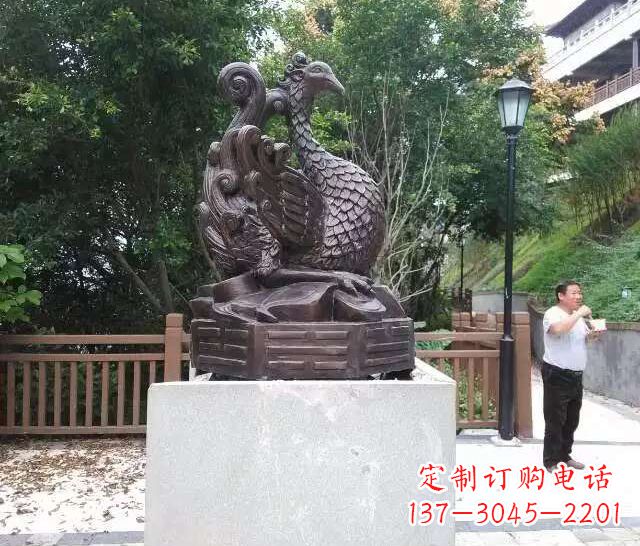 达州朱雀神兽雕塑