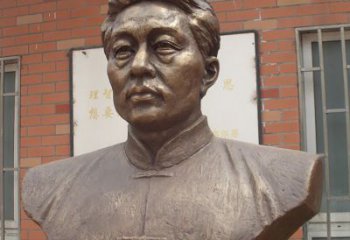 达州徐悲鸿胸像铜雕 