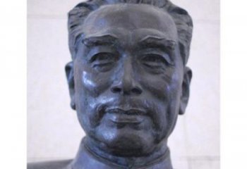 达州周恩来头像铜雕