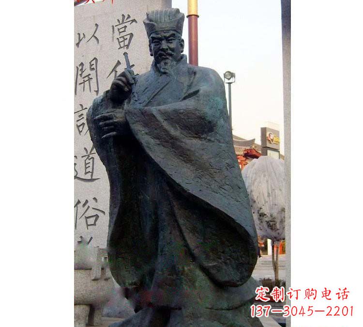 达州铸铜古代名人颜真卿