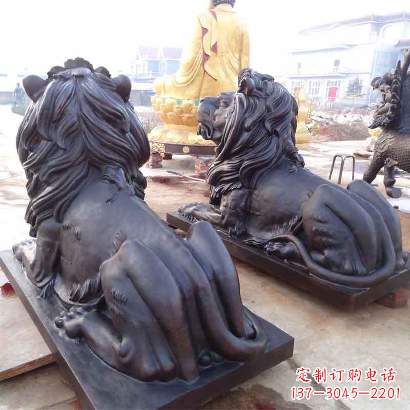 达州铸铜汇丰狮子