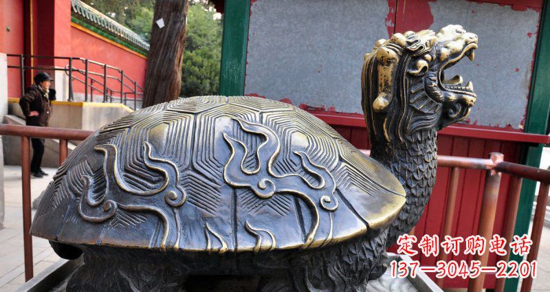 达州铸铜龙龟神兽铜雕