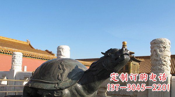达州铸铜龙龟寺庙神兽铜雕