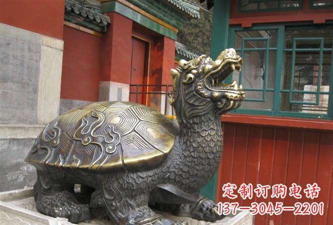 达州铸铜龙龟雕塑
