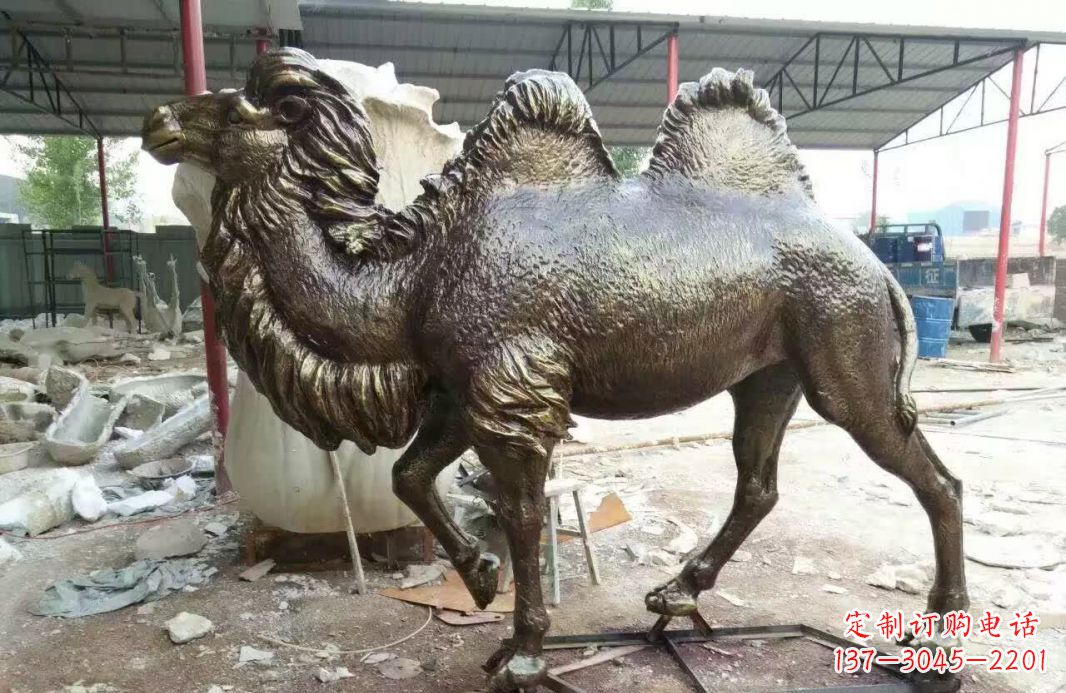达州铸铜骆驼雕塑 (2)