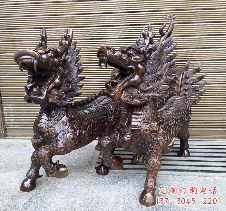 达州铸铜铜麒麟