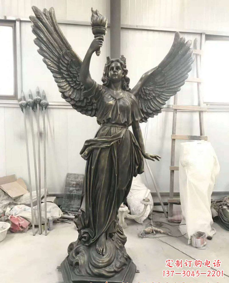 达州自由女神像铜雕