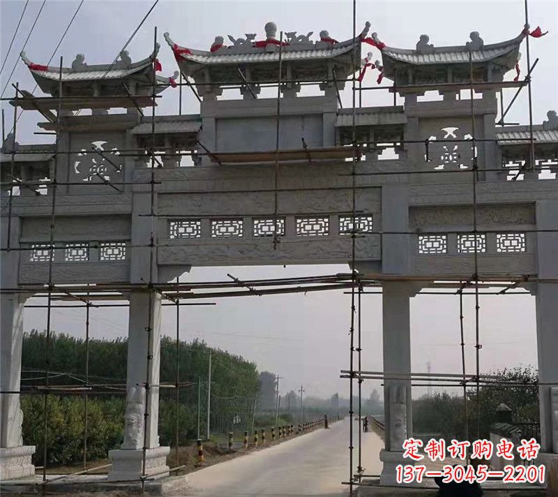 达州宗祠石牌坊