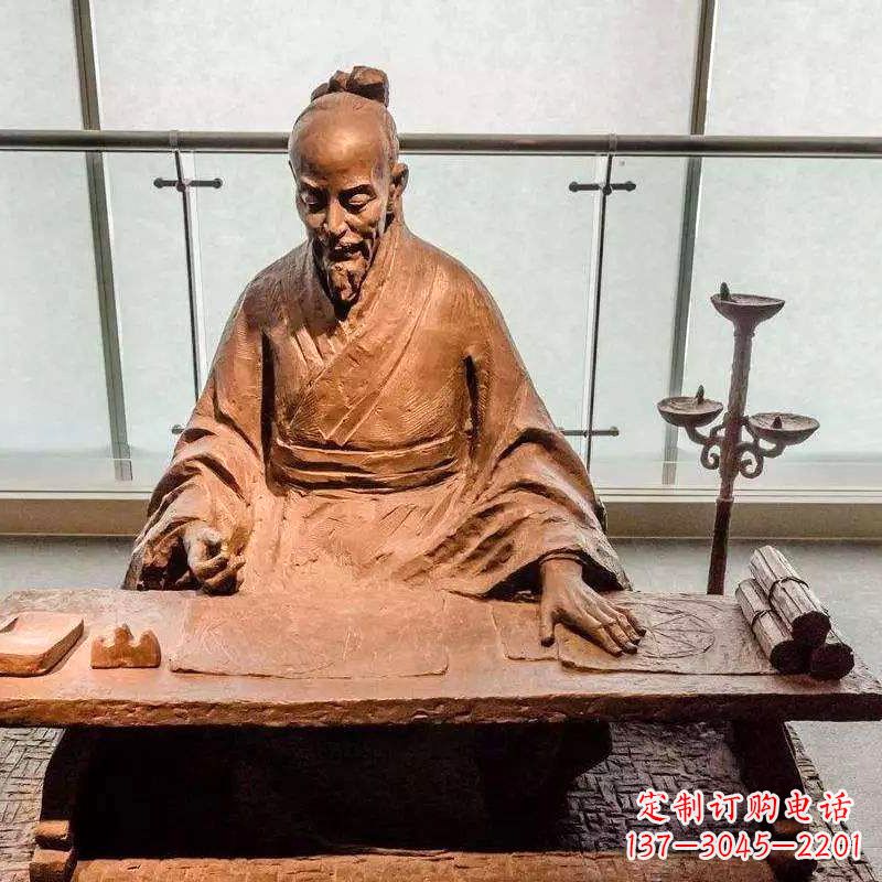 达州祖冲之圆周率情景小品雕塑-中国古代数学家著名历史人物